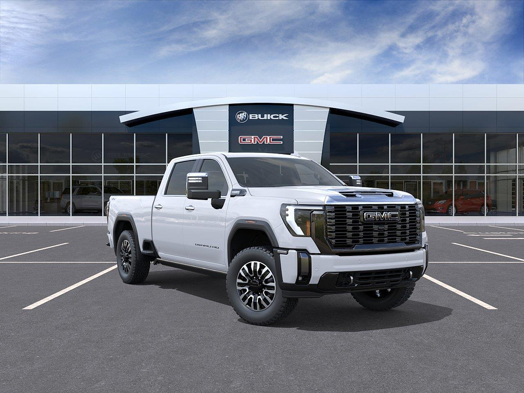 Glacier White Tricoat 2026 GMC Sierra 3500HD Pickup Truck Four-Wheel Drive Automatic