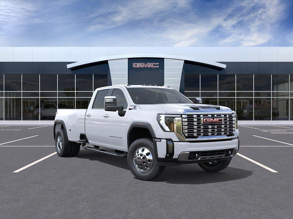 Summit White 2026 GMC Sierra 3500HD Pickup Truck Four-Wheel Drive Automatic