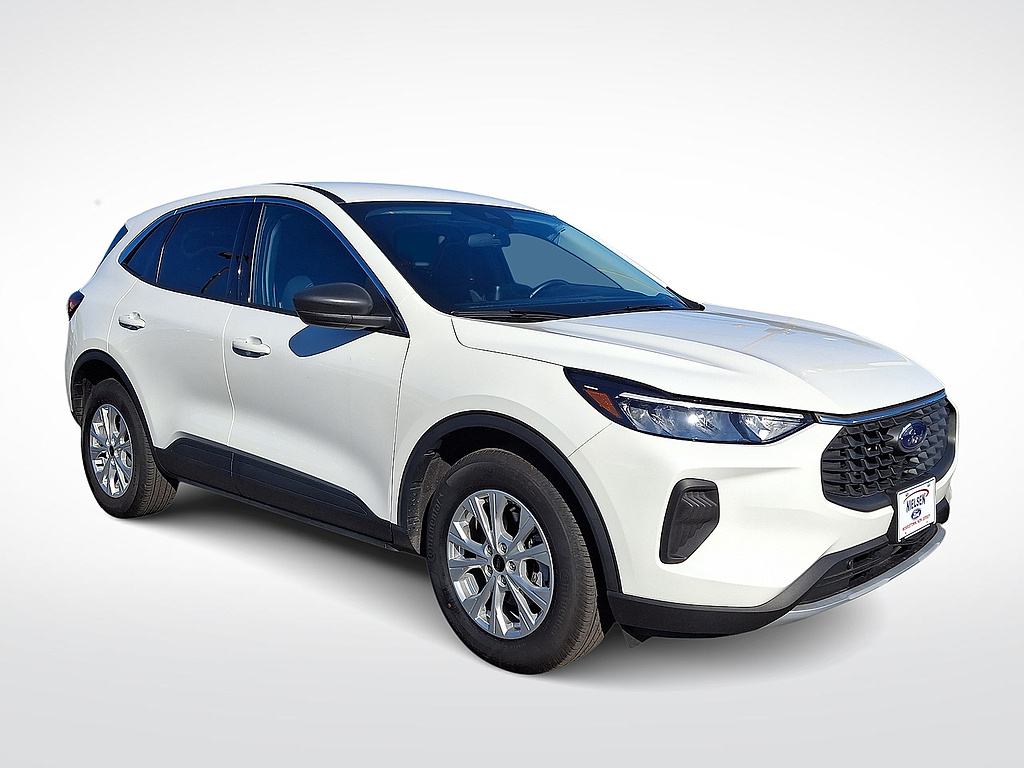 Star White Metallic Tri-Coat 2023 Ford Escape SUV / Crossover All-Wheel Drive 8-Speed Automatic