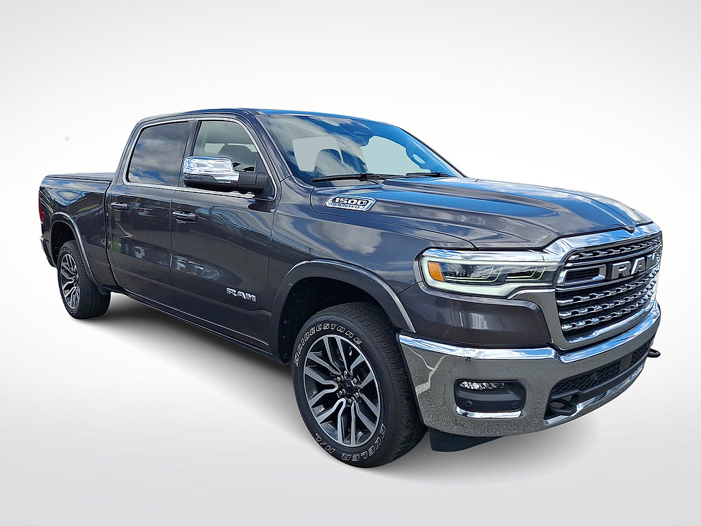 Gray (Granite Crystal Metallic Clear Coat) 2025 RAM 1500 Pickup Truck Four-Wheel Drive 8-Speed Automatic