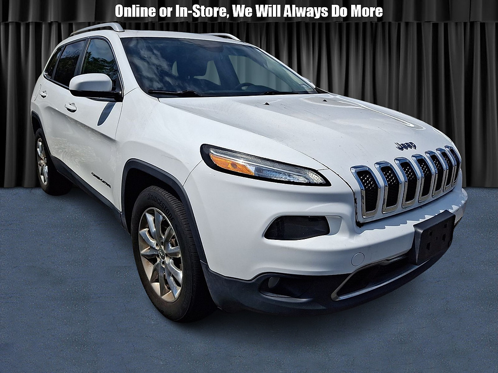Bright White Clear Coat 2015 Jeep Cherokee SUV / Crossover Four-Wheel Drive 9-Speed Automatic