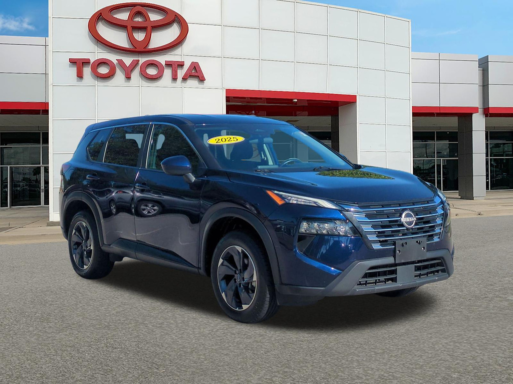 Deep Ocean Blue Pearl 2025 Nissan Rogue SUV / Crossover Front-Wheel Drive Continuously Variable Transmission