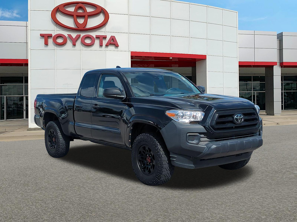 Midnight Black Metallic 2022 Toyota Tacoma Pickup Truck 4X2 6-Speed Automatic