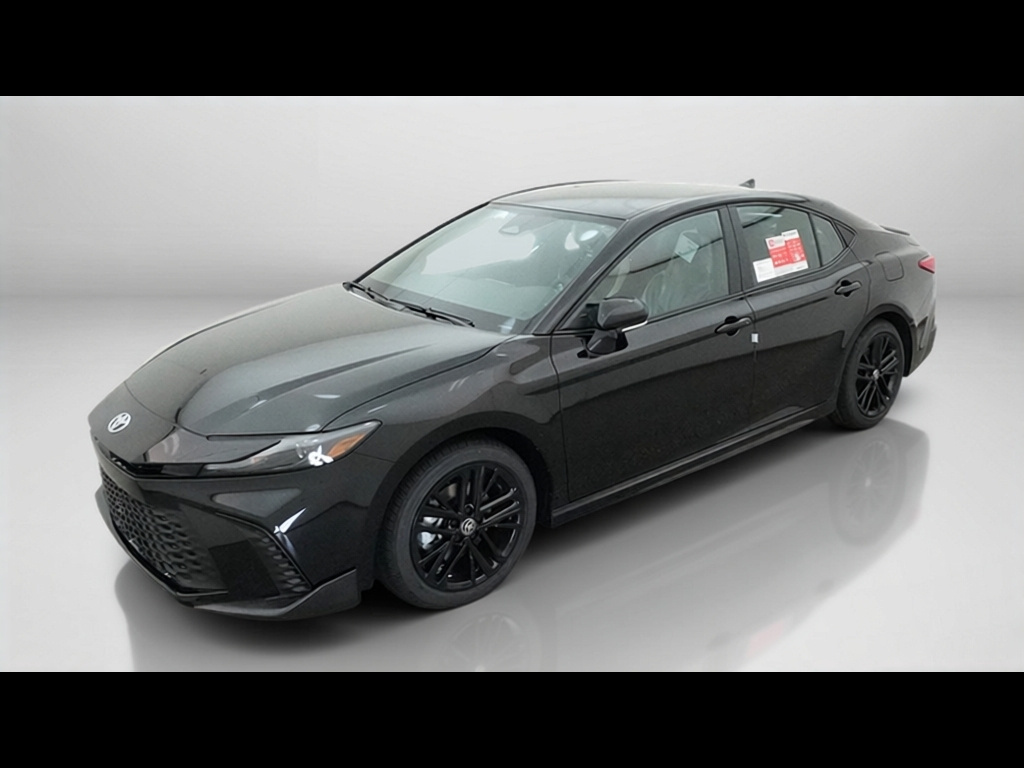 Midnight Black Metallic 2026 Toyota Camry Sedan Front-Wheel Drive Continuously Variable Transmission