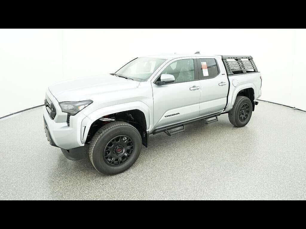 Celestial Silver Metallic 2025 Toyota Tacoma Pickup Truck Four-Wheel Drive 8-Speed Automatic