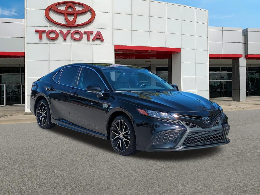 Midnight Black Metallic 2024 Toyota Camry Sedan Front-Wheel Drive 8-Speed Automatic