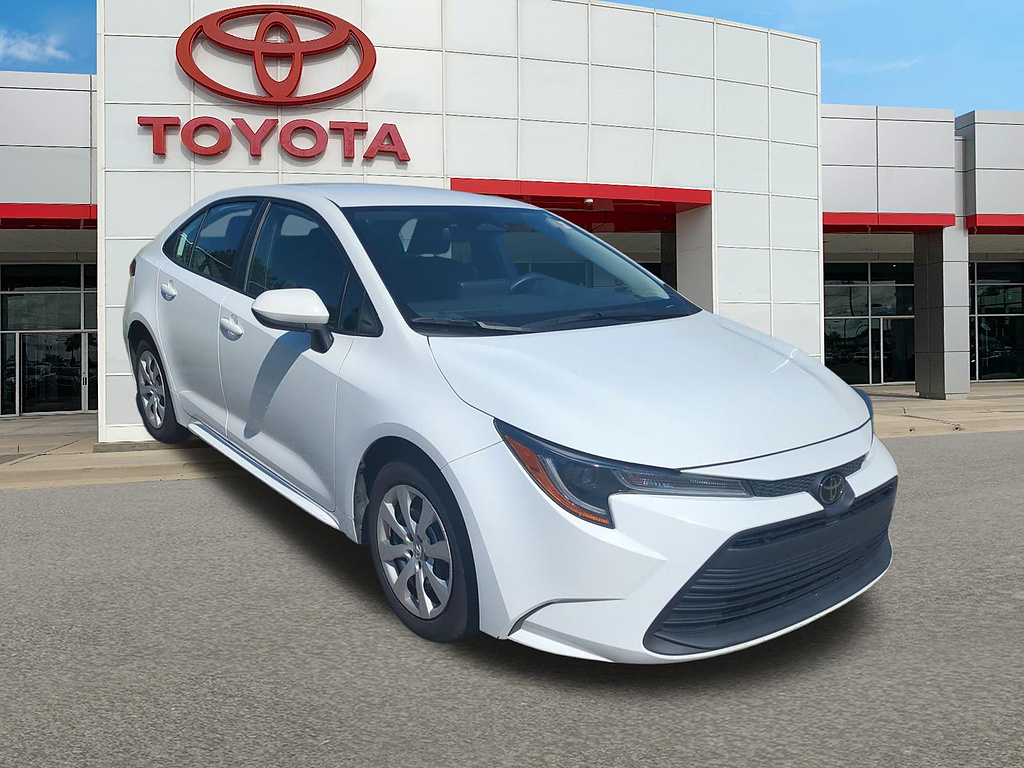 SUPER WHITE 2024 Toyota Corolla Sedan Front-Wheel Drive Continuously Variable Transmission