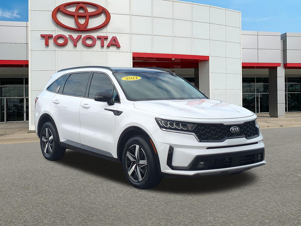 Glacial White Pearl 2021 Kia Sorento SUV / Crossover Front-Wheel Drive 8-Speed Automatic