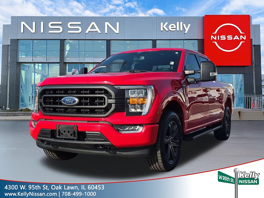 Race Red 2021 Ford F-150 Pickup Truck Four-Wheel Drive Automatic