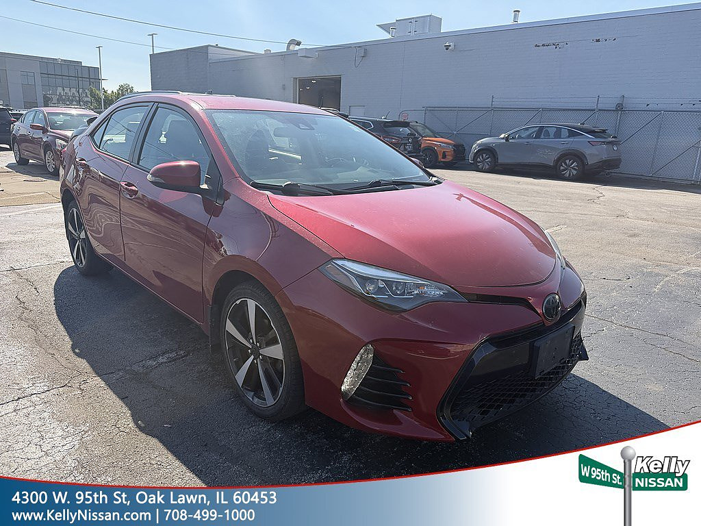 Barcelona Red Metallic 2018 Toyota Corolla Sedan Front-Wheel Drive 7-Speed CVT