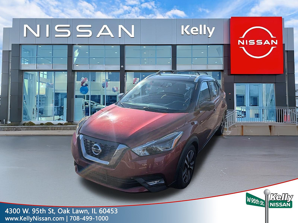 Cayenne Red/Super Black 2018 Nissan Kicks SUV / Crossover Front-Wheel Drive Continuously Variable Transmission