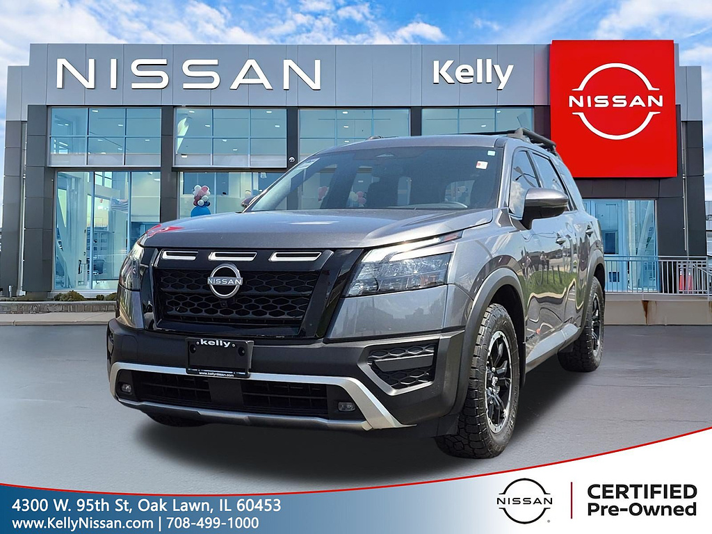 Gray (Gun Metallic) 2023 Nissan Pathfinder SUV / Crossover All-Wheel Drive 9-Speed Automatic