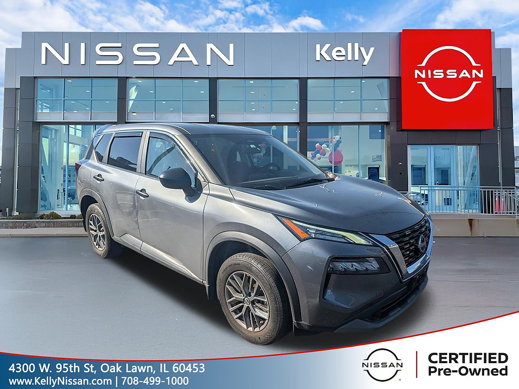 Gray (Gun Metallic) 2023 Nissan Rogue SUV / Crossover All-Wheel Drive Continuously Variable Transmission