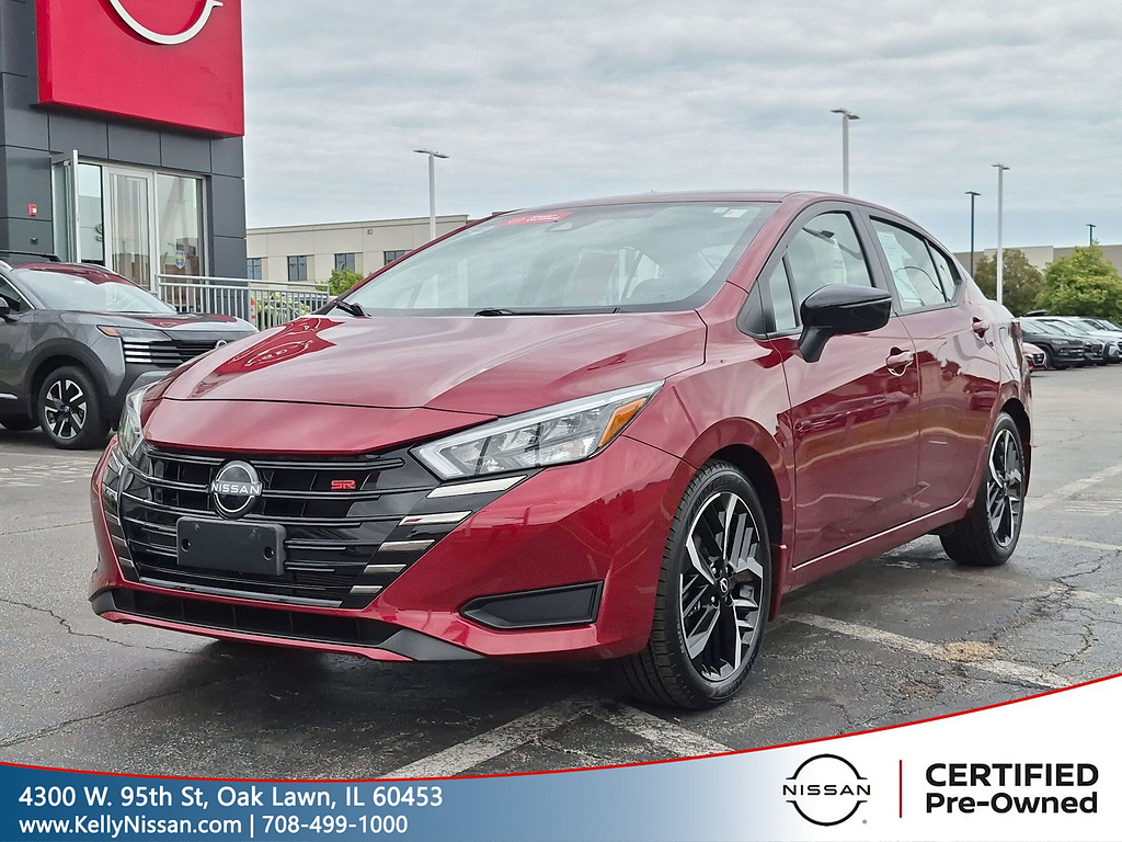 Red (Scarlet Ember Tintcoat) 2024 Nissan Versa Sedan Front-Wheel Drive Continuously Variable Transmission