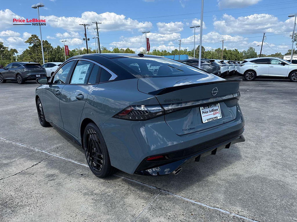 2027 Nissan Sentra SR Atlantic Gray Metallic/Super Black at Price LeBlanc Nissan