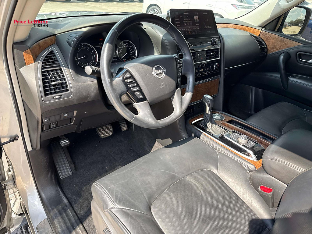 2021 Nissan Armada SL Brilliant Silver Metallic at Price LeBlanc Nissan