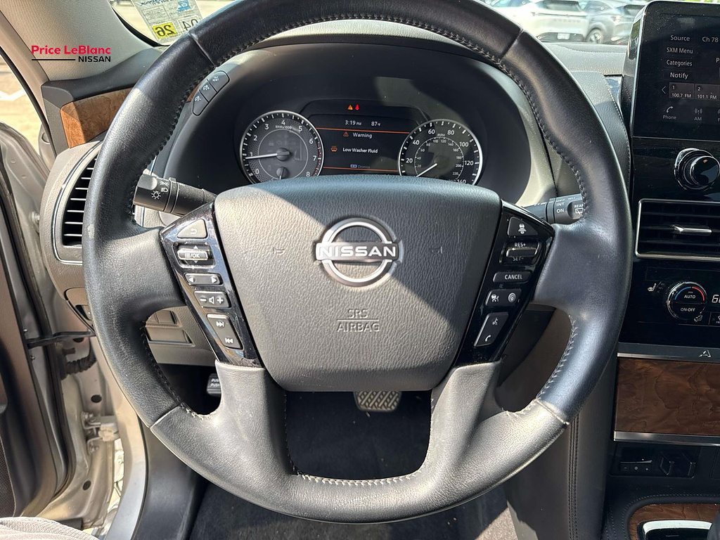 2021 Nissan Armada SL Brilliant Silver Metallic at Price LeBlanc Nissan