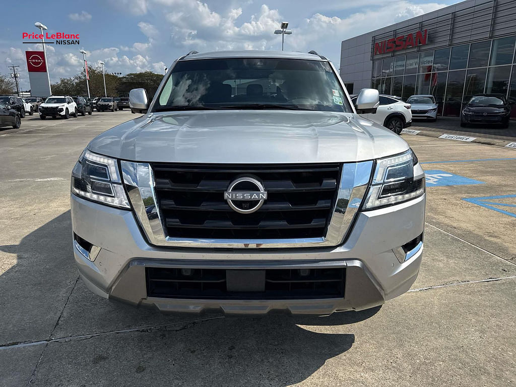 2021 Nissan Armada SL Brilliant Silver Metallic at Price LeBlanc Nissan