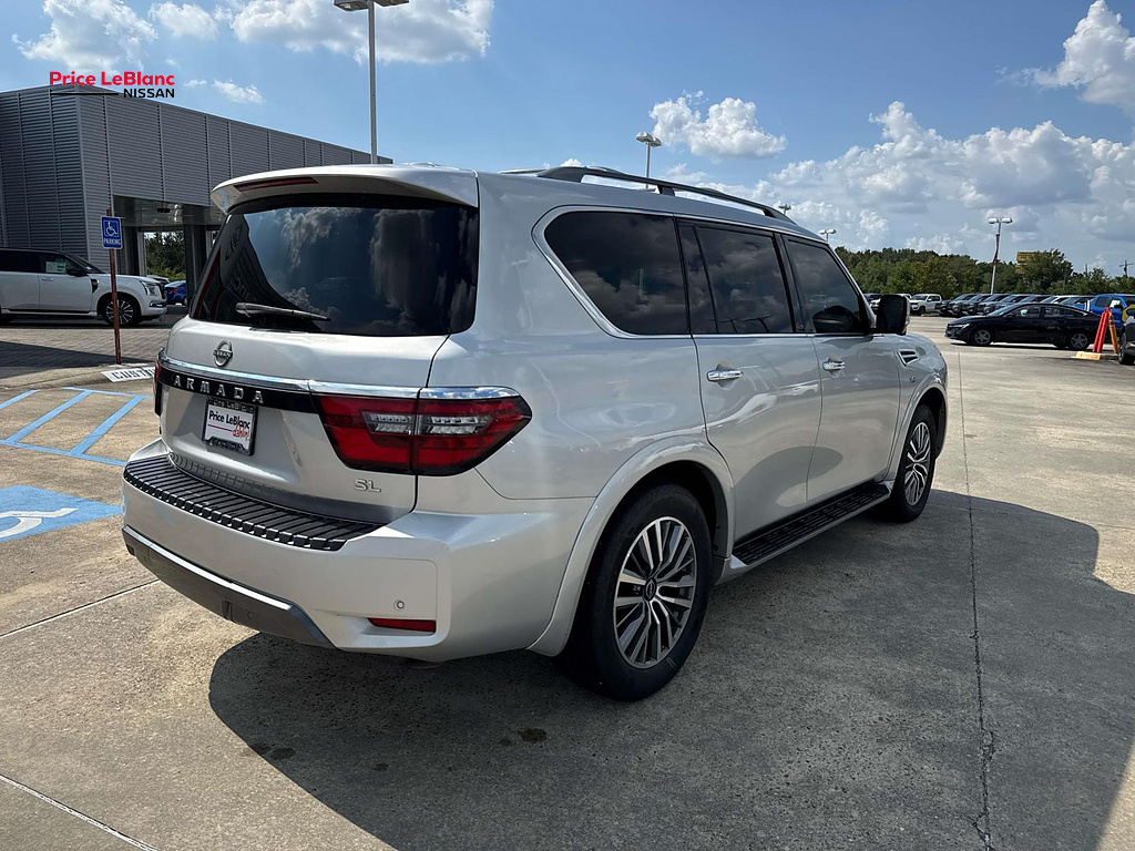2021 Nissan Armada SL Brilliant Silver Metallic at Price LeBlanc Nissan