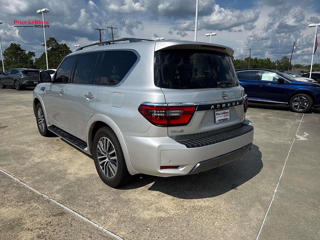 2021 Nissan Armada SL Brilliant Silver Metallic at Price LeBlanc Nissan