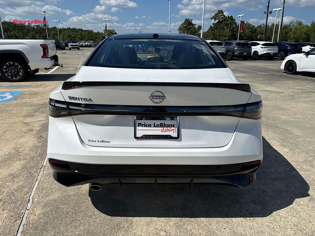 2027 Nissan Sentra SR Aspen White TriCoat/Super Black at Price LeBlanc Nissan
