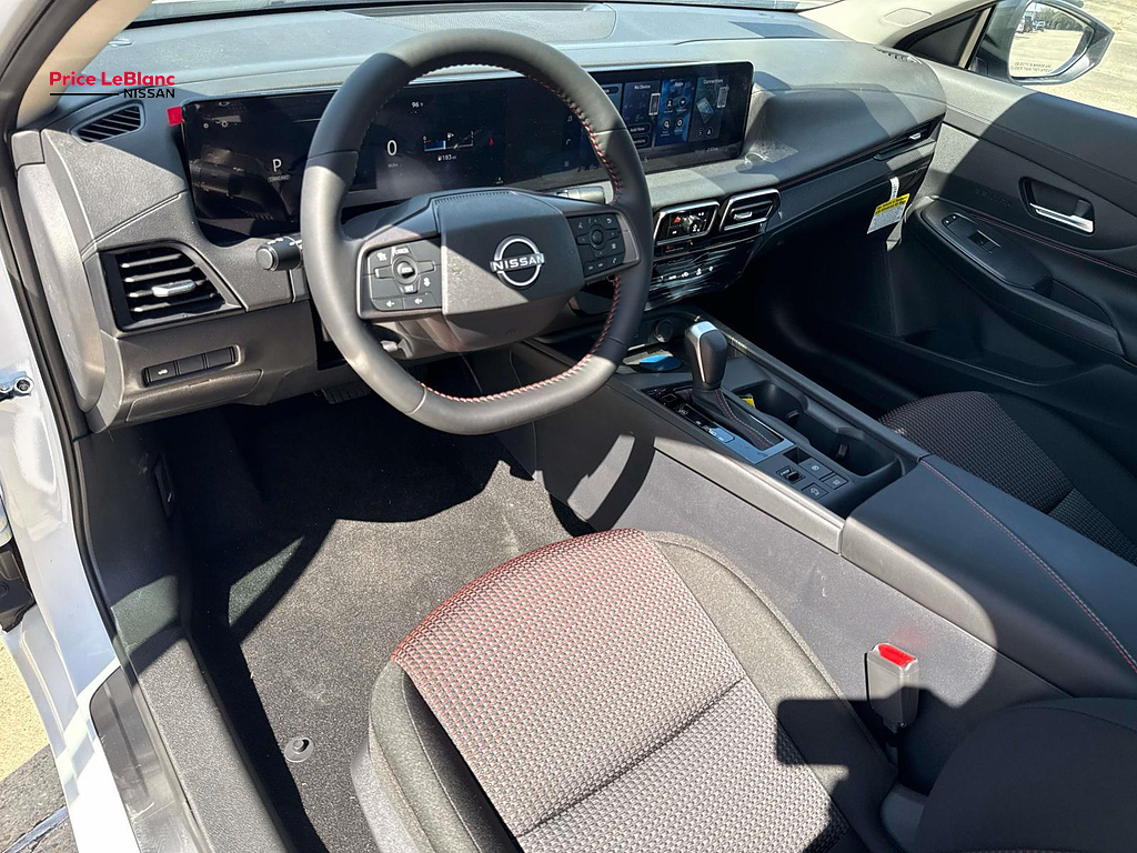 2027 Nissan Sentra SR Aspen White TriCoat/Super Black at Price LeBlanc Nissan