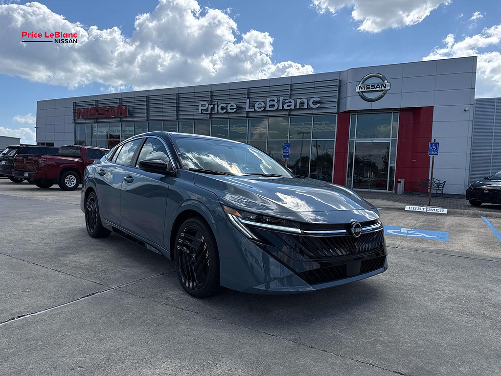 2027 Nissan Sentra SR Atlantic Gray Metallic/Super Black at Price LeBlanc Nissan