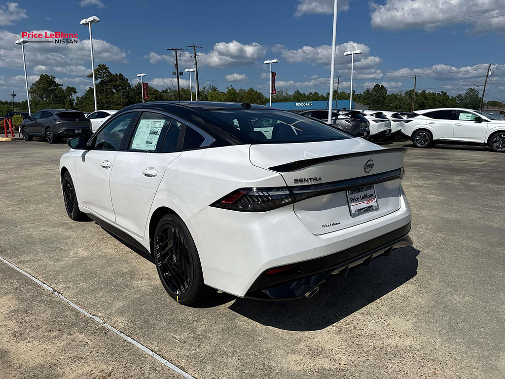 2027 Nissan Sentra SR Aspen White TriCoat/Super Black at Price LeBlanc Nissan