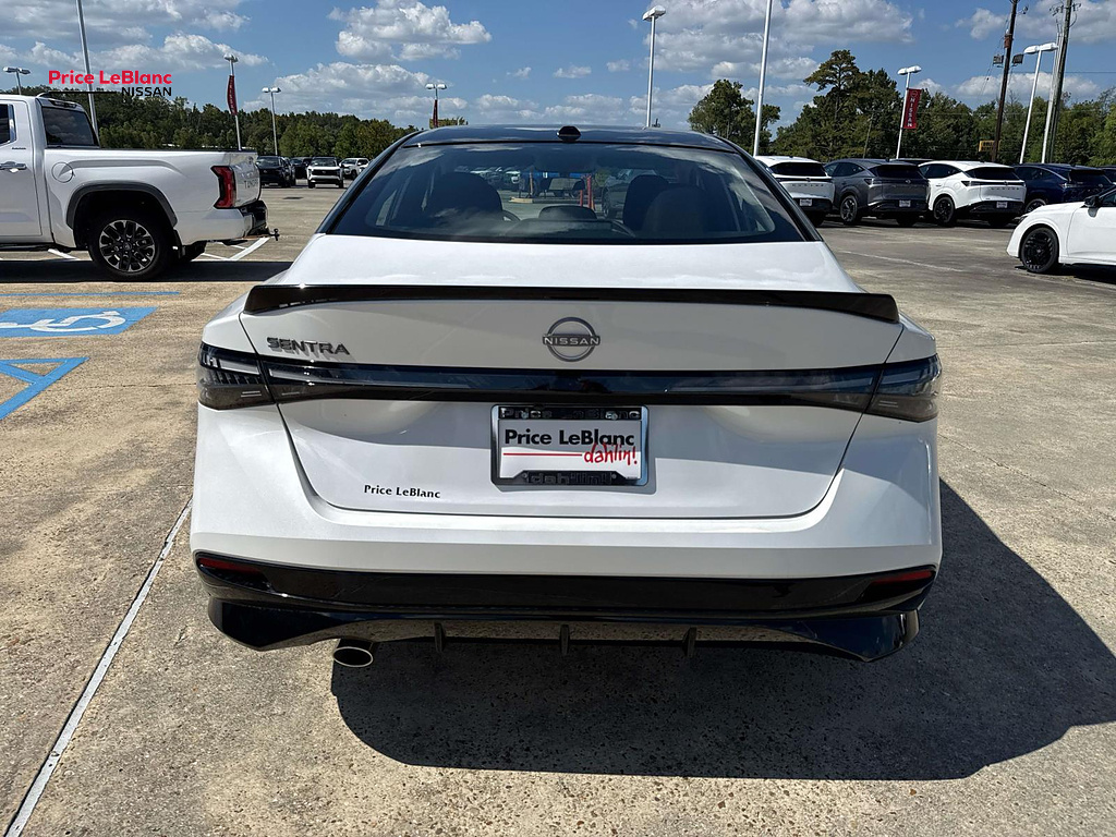2027 Nissan Sentra SR Aspen White TriCoat/Super Black at Price LeBlanc Nissan