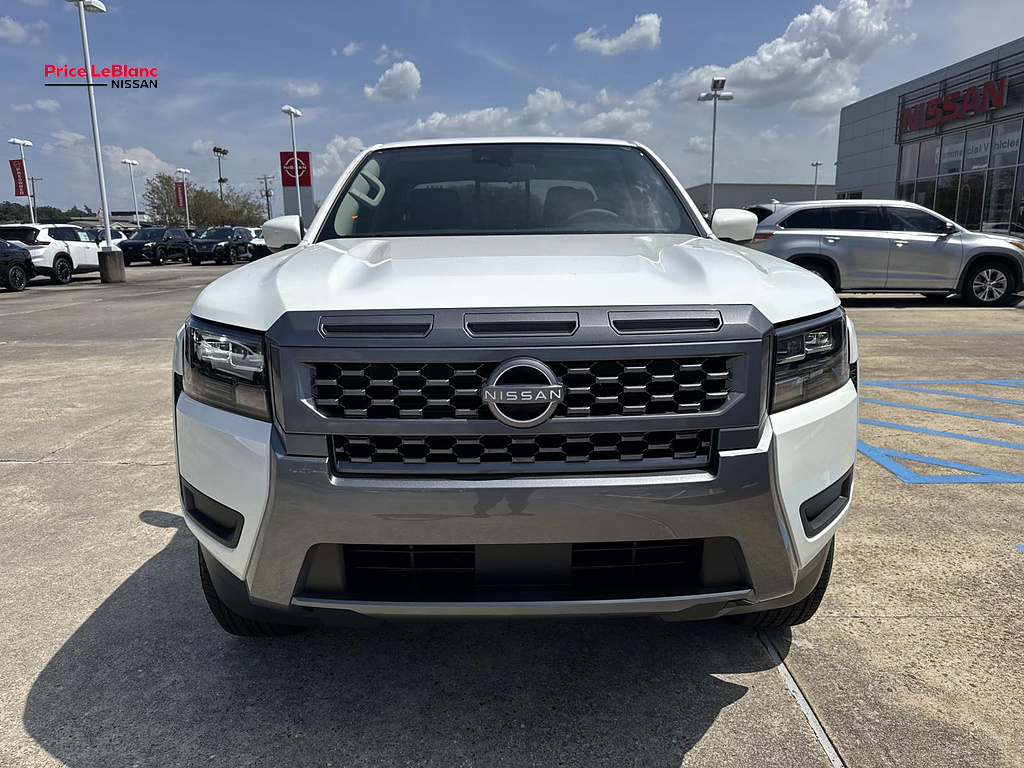2026 Nissan Frontier Crew Cab SV 4x2 Glacier White at Price LeBlanc Nissan