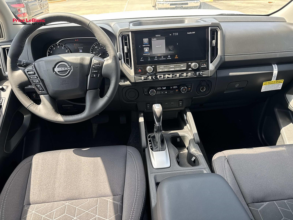 2026 Nissan Frontier Crew Cab SV 4x2 Glacier White at Price LeBlanc Nissan