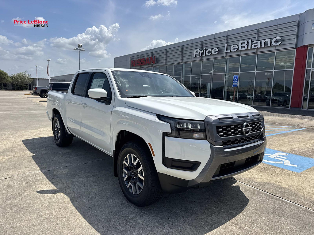 2026 Nissan Frontier Crew Cab SV 4x2 Glacier White at Price LeBlanc Nissan