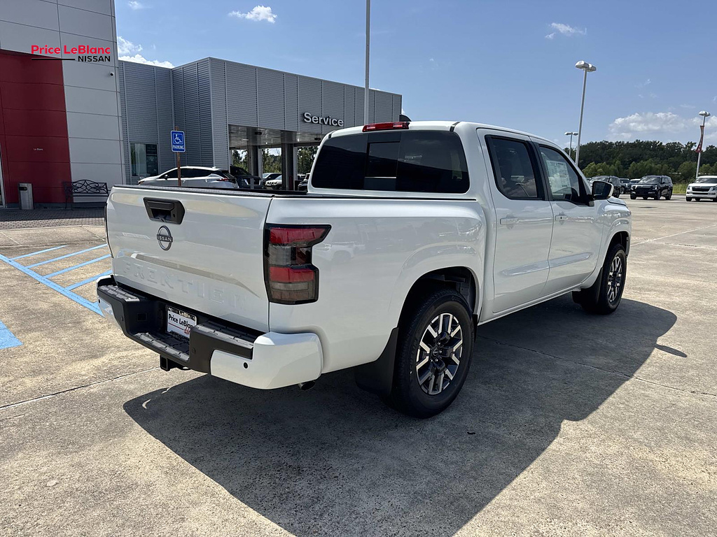 2026 Nissan Frontier Crew Cab SV 4x2 Glacier White at Price LeBlanc Nissan