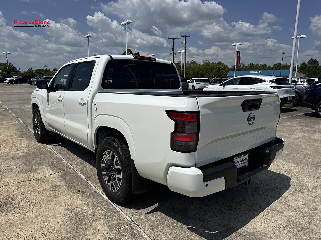 2026 Nissan Frontier Crew Cab SV 4x2 Glacier White at Price LeBlanc Nissan