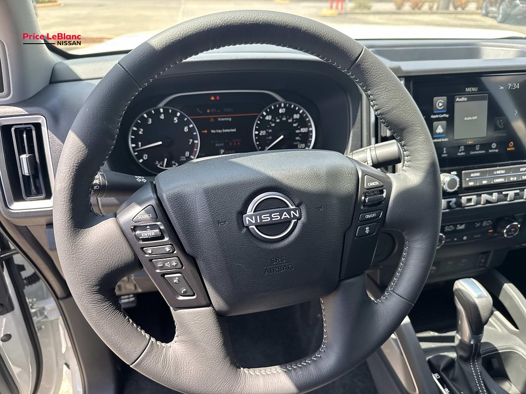 2026 Nissan Frontier Crew Cab SV 4x2 Glacier White at Price LeBlanc Nissan