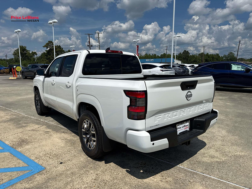 2026 Nissan Frontier Crew Cab SV 4x2 Glacier White at Price LeBlanc Nissan
