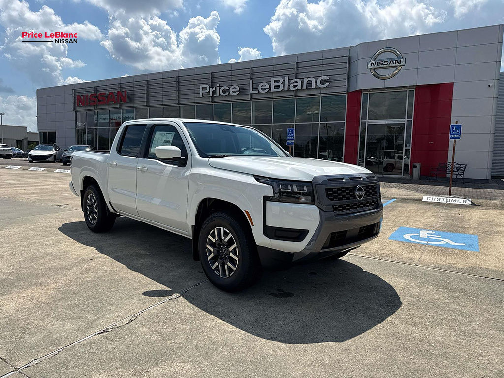 2026 Nissan Frontier Crew Cab SV 4x2 Glacier White at Price LeBlanc Nissan