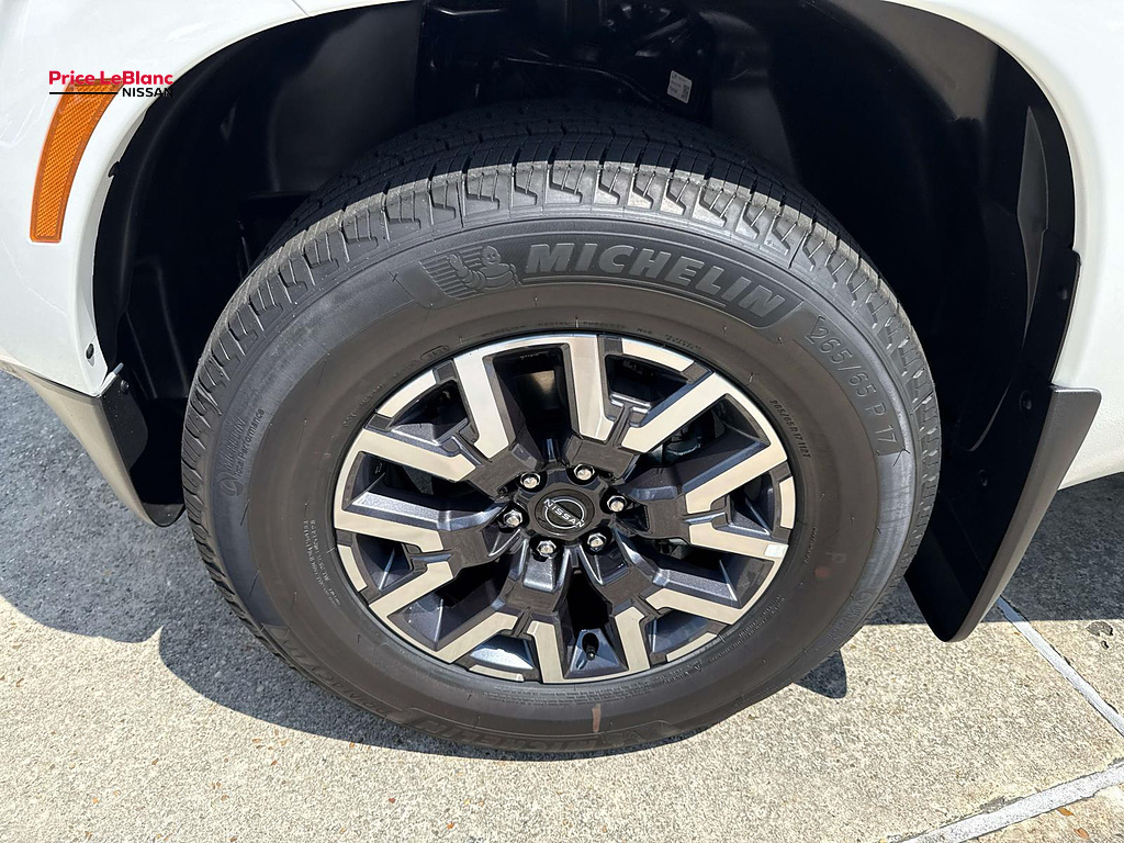2026 Nissan Frontier Crew Cab SV 4x2 Glacier White at Price LeBlanc Nissan