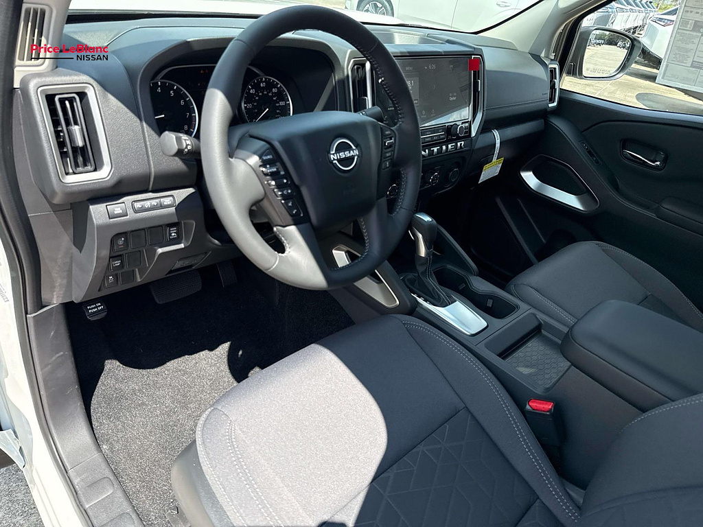 2026 Nissan Frontier Crew Cab SV 4x2 Glacier White at Price LeBlanc Nissan