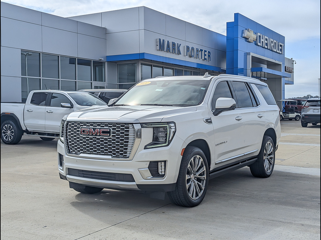 Summit White 2021 GMC Yukon SUV / Crossover Four-Wheel Drive Automatic