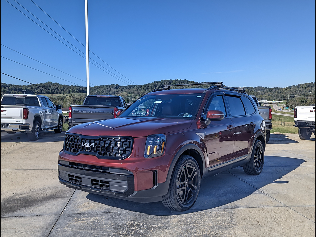 Dawning Red 2024 Kia Telluride SUV / Crossover All-Wheel Drive 8-Speed Automatic
