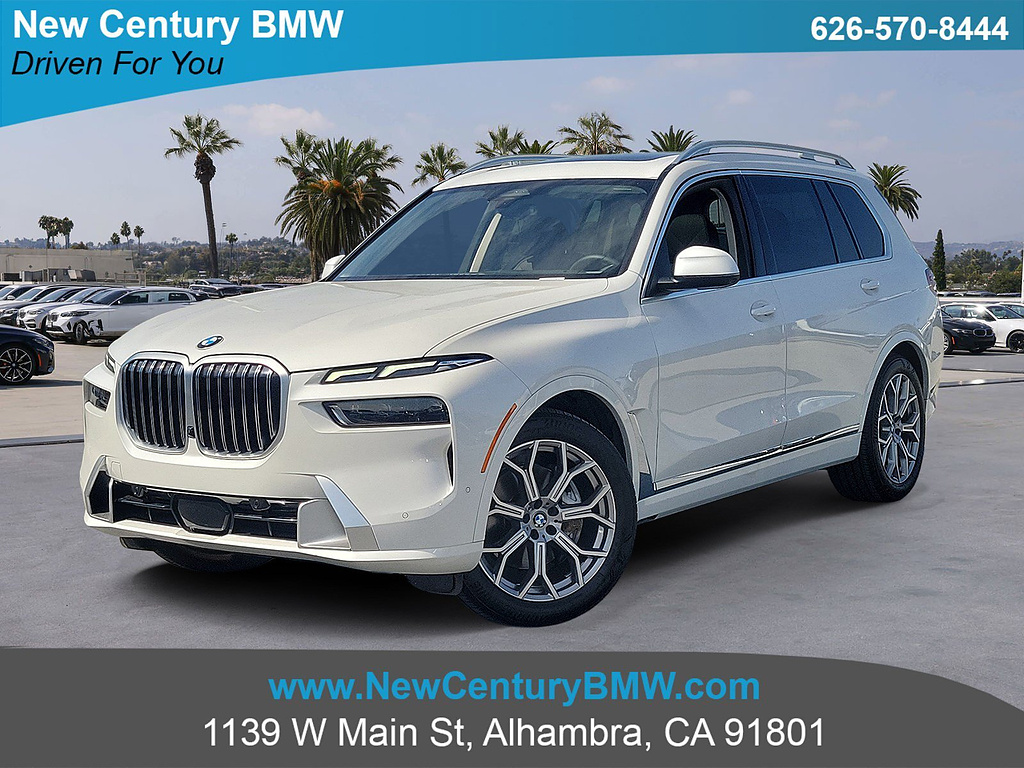 Mineral White Metallic 2024 BMW X7 SUV / Crossover All-Wheel Drive 8-Speed Automatic