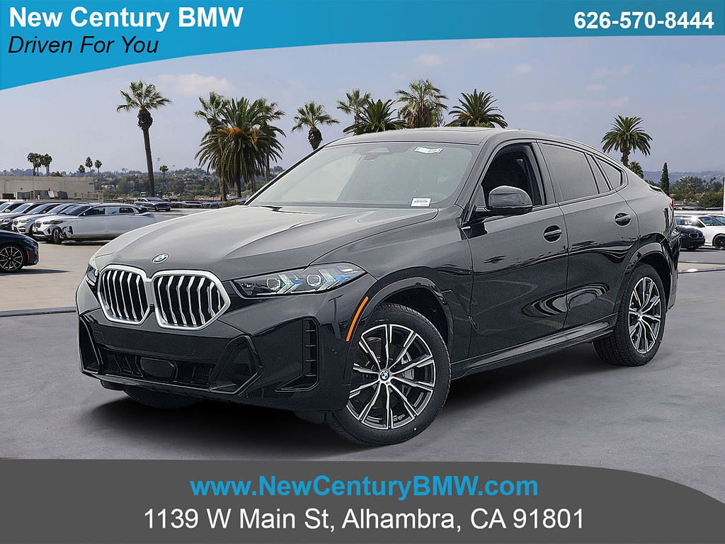 Black Sapphire Metallic 2026 BMW X6 SUV / Crossover All-Wheel Drive 8-Speed Automatic