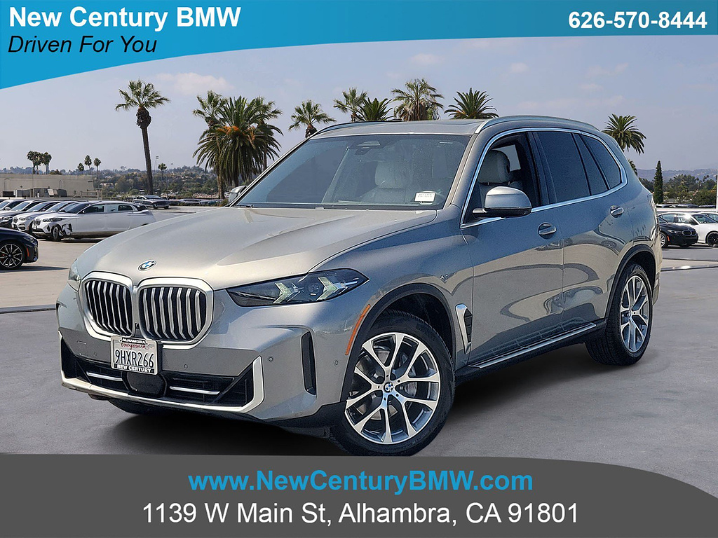 Gray (Skyscraper Grey Metallic) 2024 BMW X5 SUV / Crossover Rear-Wheel Drive 8-Speed Automatic