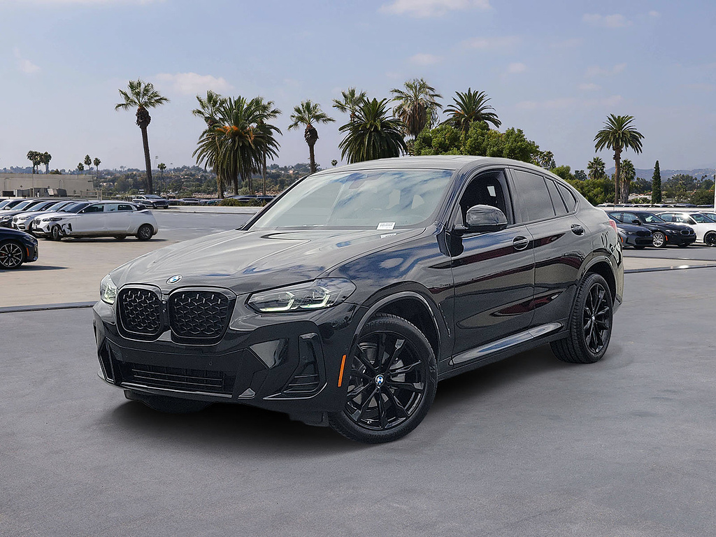 Black Sapphire Metallic 2025 BMW X4 SUV / Crossover All-Wheel Drive 8-Speed Automatic