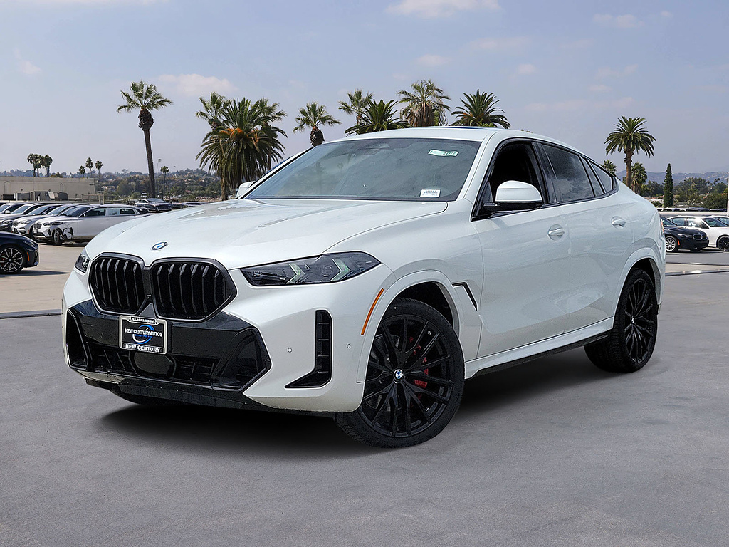 Mineral White Metallic 2026 BMW X6 SUV / Crossover All-Wheel Drive 8-Speed Automatic