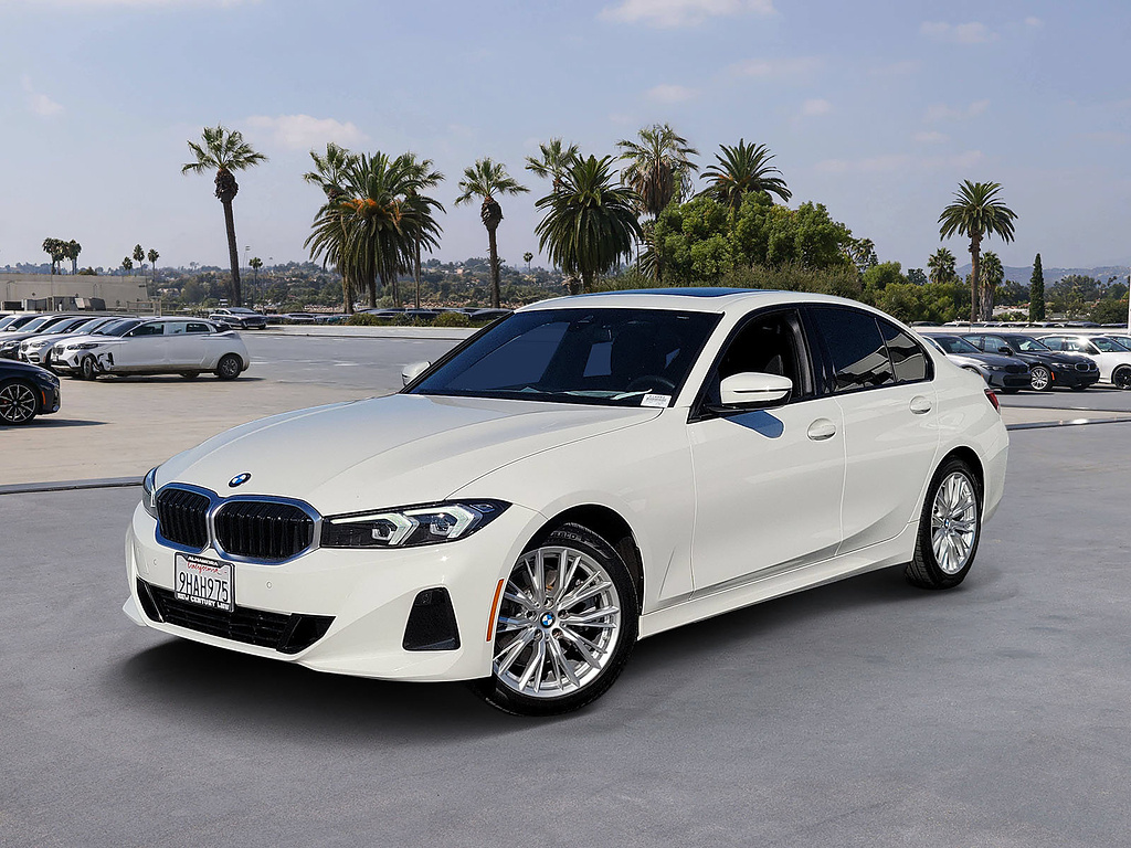 Alpine White 2023 BMW 3 Series Sedan Rear-Wheel Drive 8-Speed Automatic
