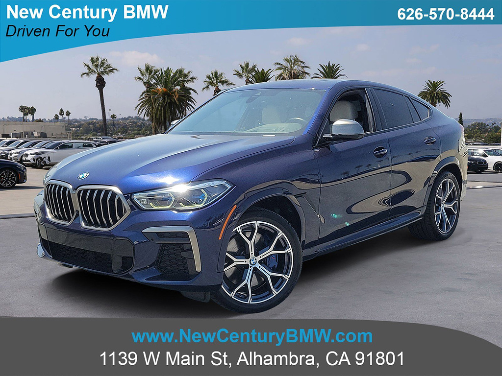 Tanzanite Blue II Metallic 2023 BMW X6 SUV / Crossover All-Wheel Drive 8-Speed Automatic