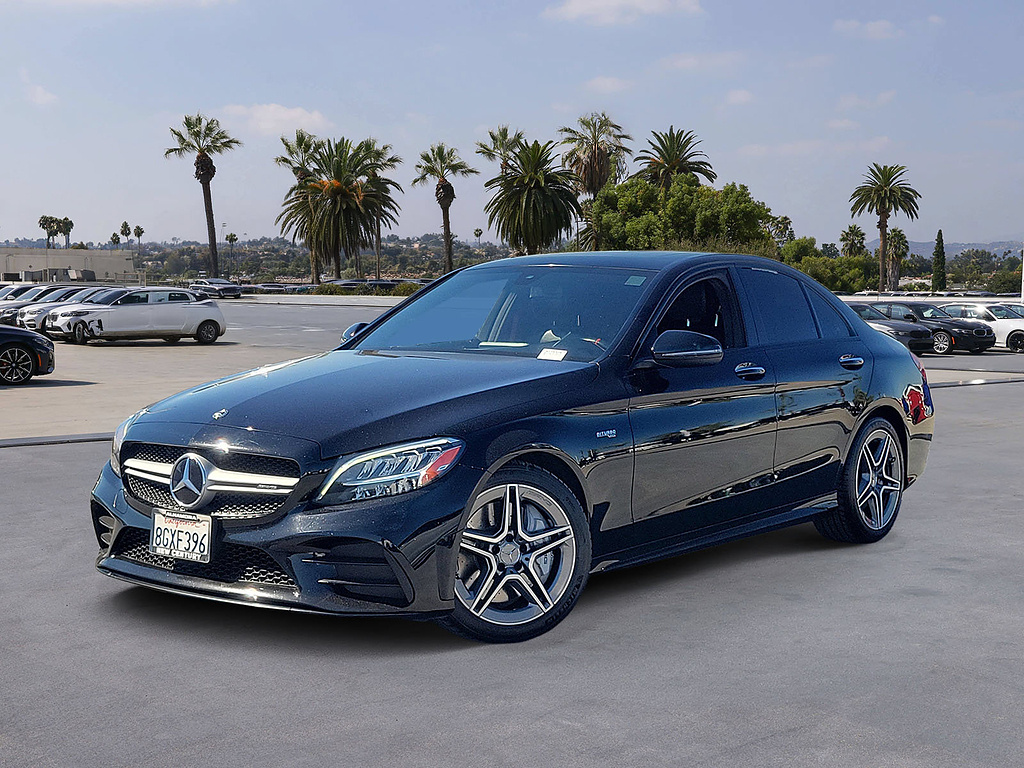 Black 2019 Mercedes-Benz C-Class Sedan All-Wheel Drive 9-Speed Automatic